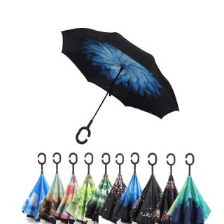 Reverse Umbrella Man Inverted Umbrella Umbrellas Windproof Women Sun a_1